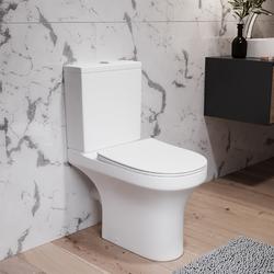 Унитаз-компакт Damixa Skyline DX35C8600SC безободковый, с микролифтом