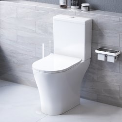 Унитаз-компакт Damixa Sirius DX86C8600SC безободковый, с микролифтом