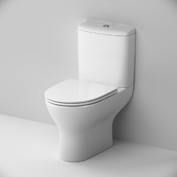 Унитаз-компакт Damixa Luna DX46C8600SC безободковый, с микролифтом